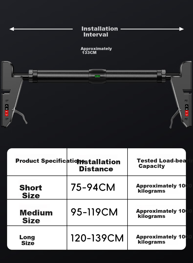 Xinyiwanjia Indoor Pull-Up Bar, Home Fitness Equipment for Children, Family Parallel Bars, No Drilling Required, Floor-Standing 16