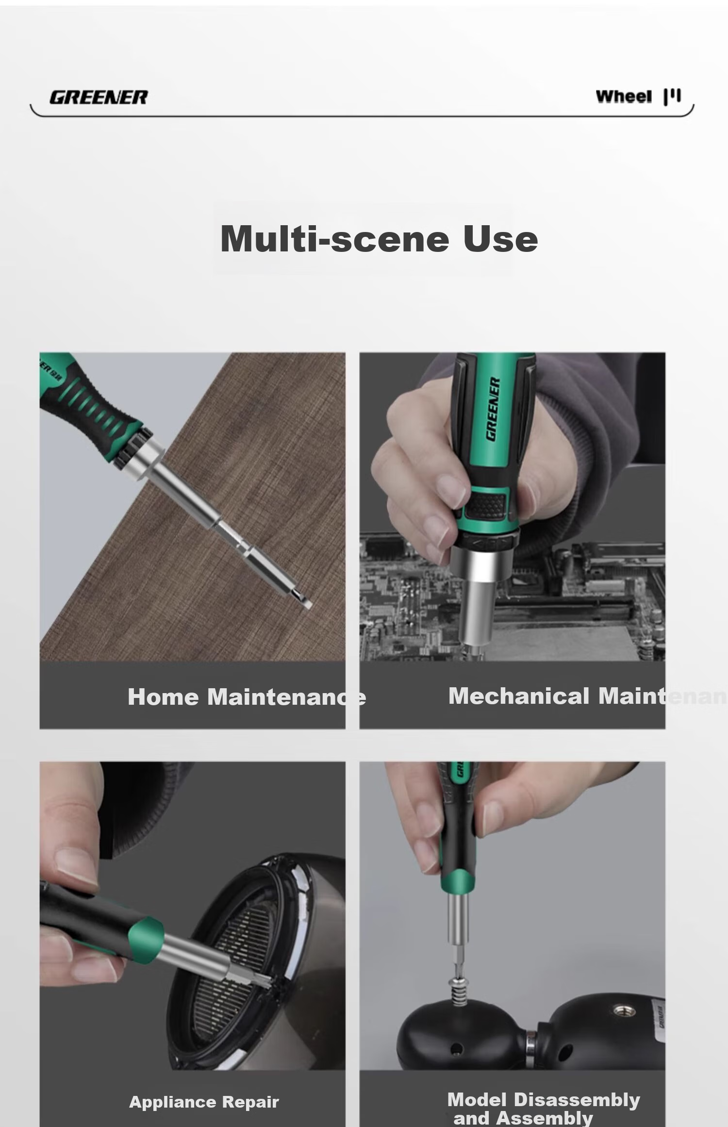 GREENER Precision Screwdriver Set, Complete 34-In Multifunctional Household Hexagonal Portable Laptop Disassembly Tool for Computers 14
