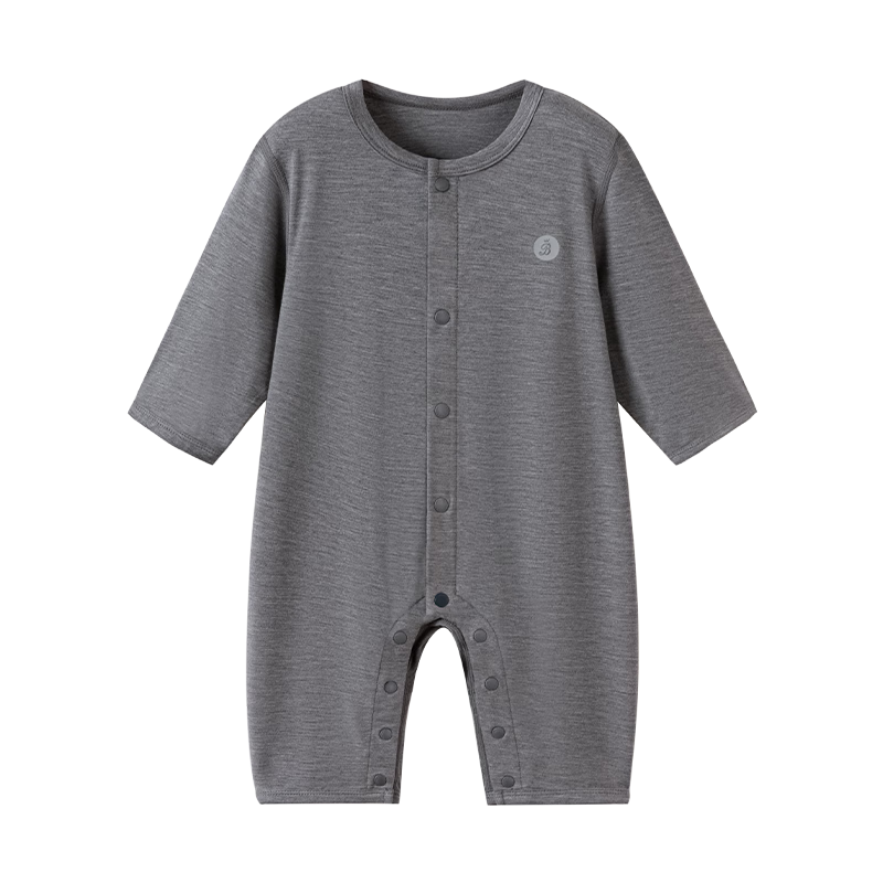 Babylove Infant Romper, Spring And Autumn Lightweight Warm Clothing, Solid Color Onesie for Boys And Girls, Crawling Suit, Base Layer Pajamas
