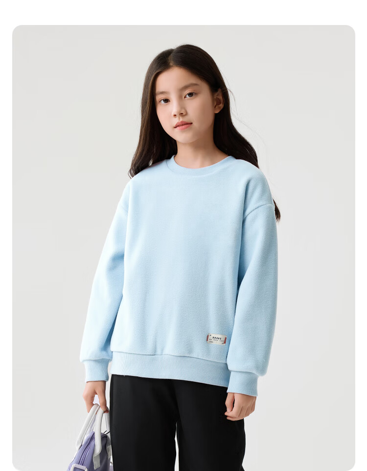 BALABALA balaOne Kids Fleece Anti-Static Sweatshirt Unisex Children Winter 2025 208425121201 2