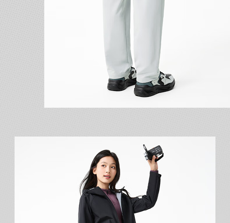 361° Women's Autumn Winter Water-Repellent Outdoor Fleece-Lined Straight-Leg Casual Pants 662534701-3 6