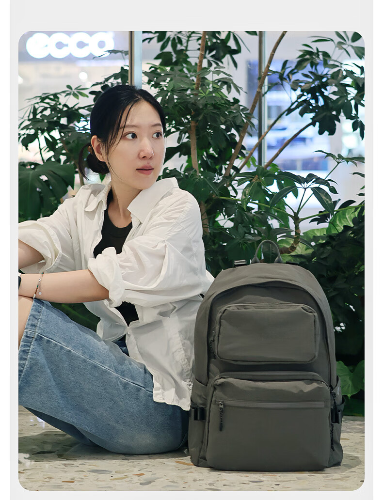 Lenovo Laiku Laptop Backpack Dual Shoulder Bag Travel Casual Backpack Gaming Laptop Bag Unisex Sports Student Business Travel Commuter School Bag Light Green B003 3