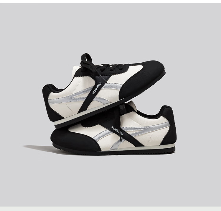 Global Black German Training Shoes Niche Design Casual Sneakers 2026 Spring New Campus Versatile Lightweight Women's Shoes 16