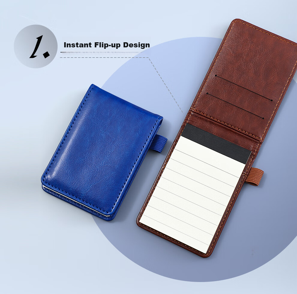 Jiaranheng Mini Pocket Notebook, A7 Size, Portable Notepad, Flip-Top Design, Tear-Off Pages, Convenient for Nurses And Doctors, Memo Pad, Journal, Vocabulary Book, Brown Color 6