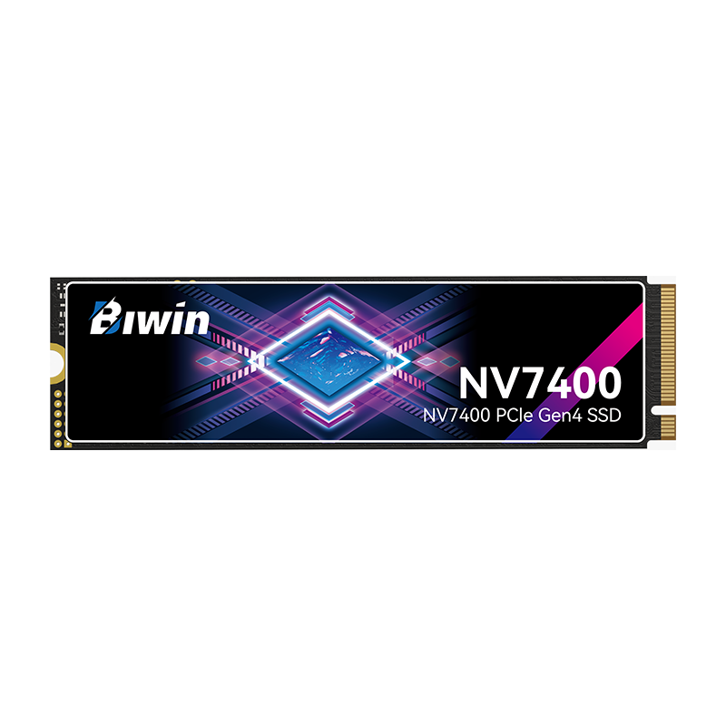 BIWIN 1TB SSD Solid State Drive M.2 Interface (NVMe Protocol) NV7400 Series PCIe4.0 Read Speed 7400MB/s AI PC Computer Storage Accessory