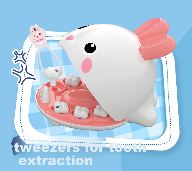 Maggic Seed Children's Pretend Play Doctor And Dentist Toy, Veterinary Clinic Care Pet New Year Gift, Upgraded Little Rabbit 6