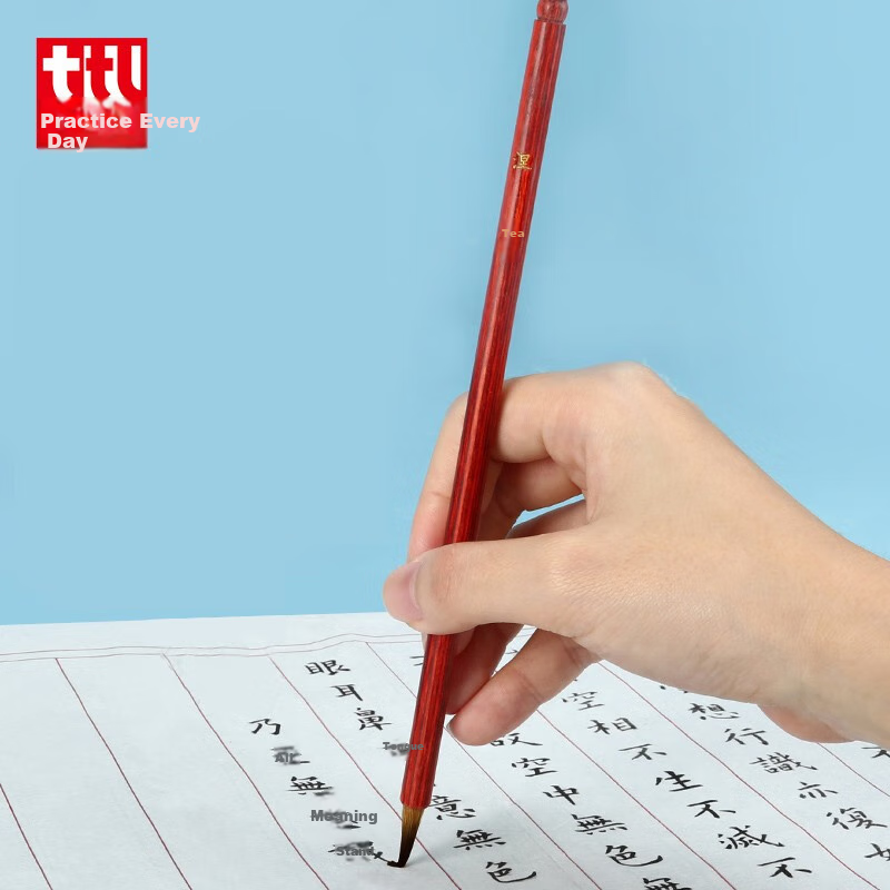 TT (Tiantianlian) Nirvana Small Regular Script Brush Pen for Calligraphy Beginners' Tracing And Professional Use with Wolf Hair Bristles TN-0176