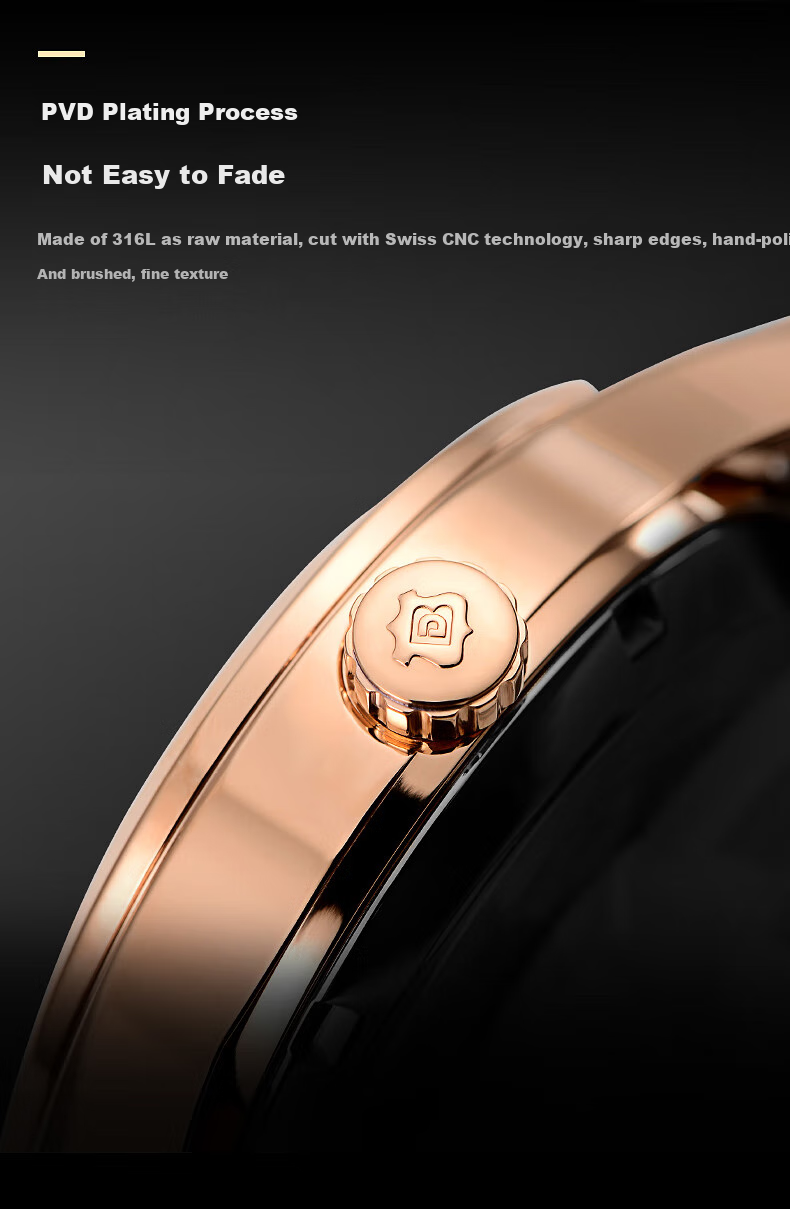 Bestdon Men's Automatic Mechanical Watch, Water-Resistant, Luminous, Business Style, National Trend, Gift Box for Men, Present for Me 7