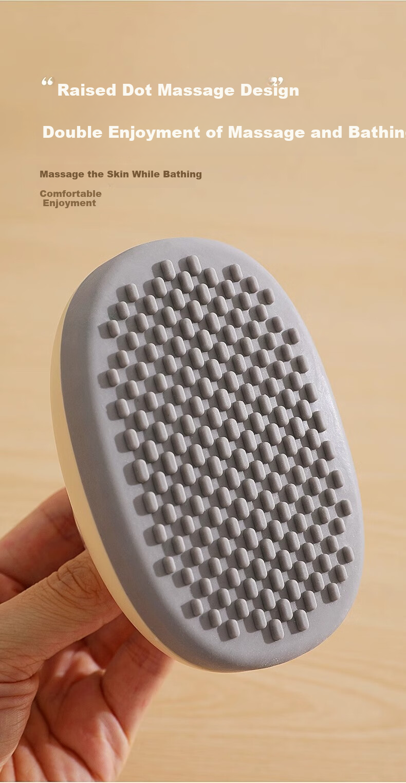 LINGCHEN Exfoliating Washcloth, Painless Bath Scrubber, Powerful Mud Removal Tool for Back, Coarse And Fine Sand for Exfoliation, Dead Skin Removal Bathing Aid 9
