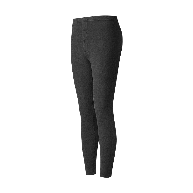 Dushiliren Men's Thermal Underwear, Fleece-Lined Thick Warm Pants, Wool Base Layer Cotton Pants, Cashmere Pants, Thermal Pants