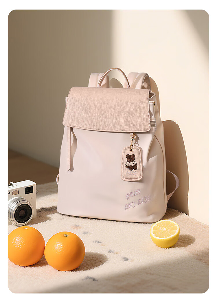 POLO Women's Casual Lightweight Backpack Small Bag iPad Laptop Bag Fashion Commuter Travel Student School Backpack 24