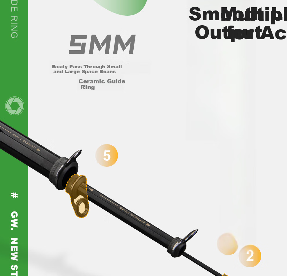 GW Fishing Rod Xianglin Jirongyao Version No. 4, 5.4 Meters, Sliding Float, Large Guide Rings, Long Sections, Rock Fishing Rod Set 8