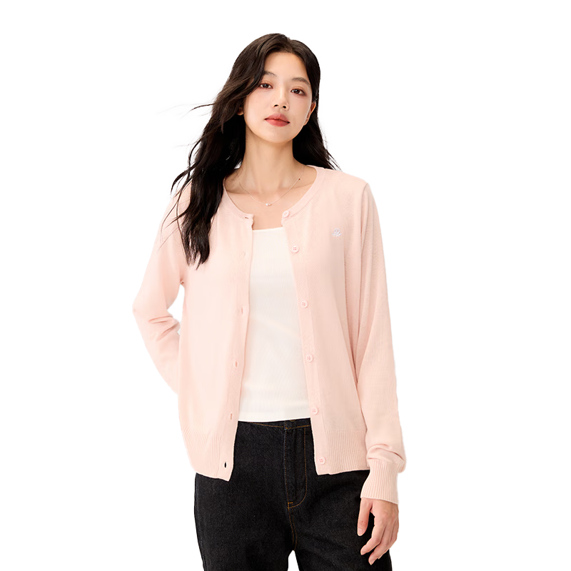 RA&RN / Love As You Spring New Slim Fit Solid Color Wool Knit Cardigan Jacket for Women Elegant