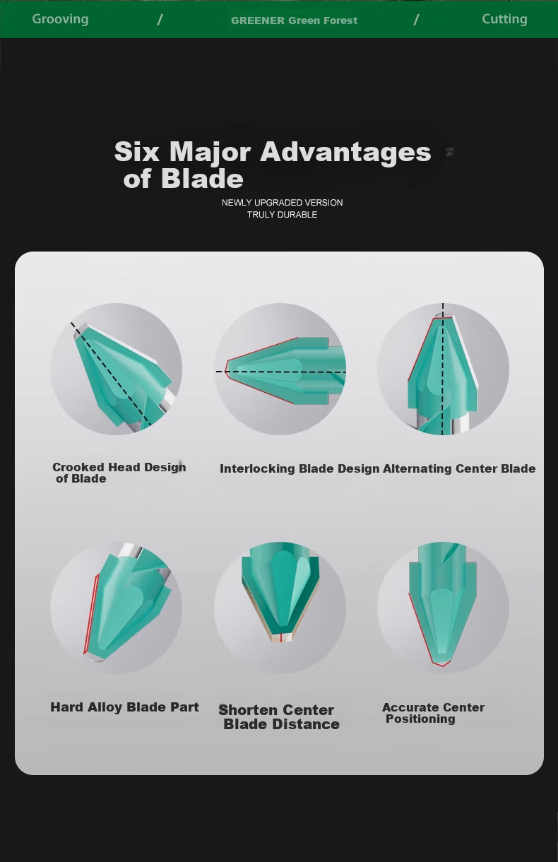 GREENER Eccentric Drill Bit, Angled Bit, Extra-Hard Ceramic Tile Drilling, Concrete Glass Cement Wall, Hand Drill, 6/8/10/12mm 3