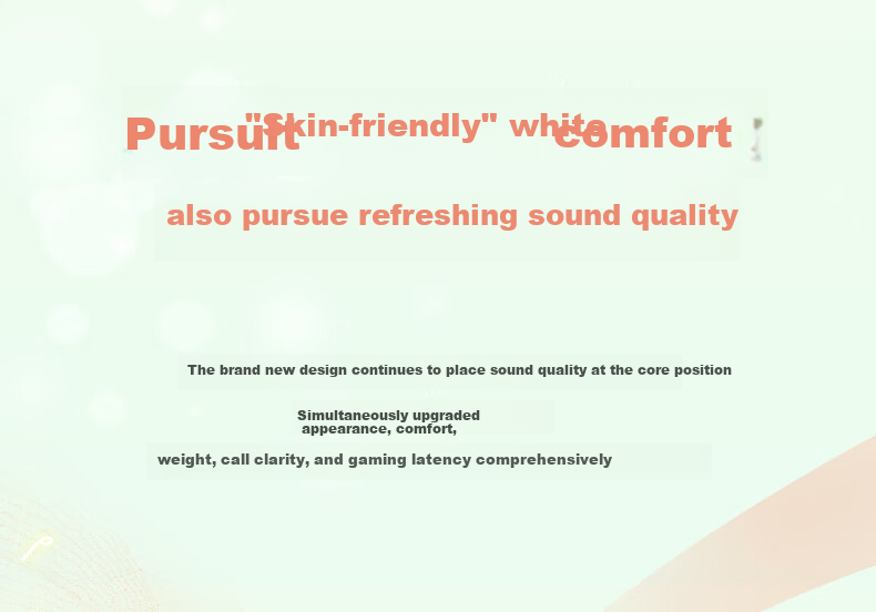 HP H10J True Wireless Bluetooth 5.4 ENC Calling Noise Reduction Semi-In Compact Music Earphones Compatible with Apple Huawei Xiaomi Phones for Gaming Entertainment And Office Use Sunset Orange 9