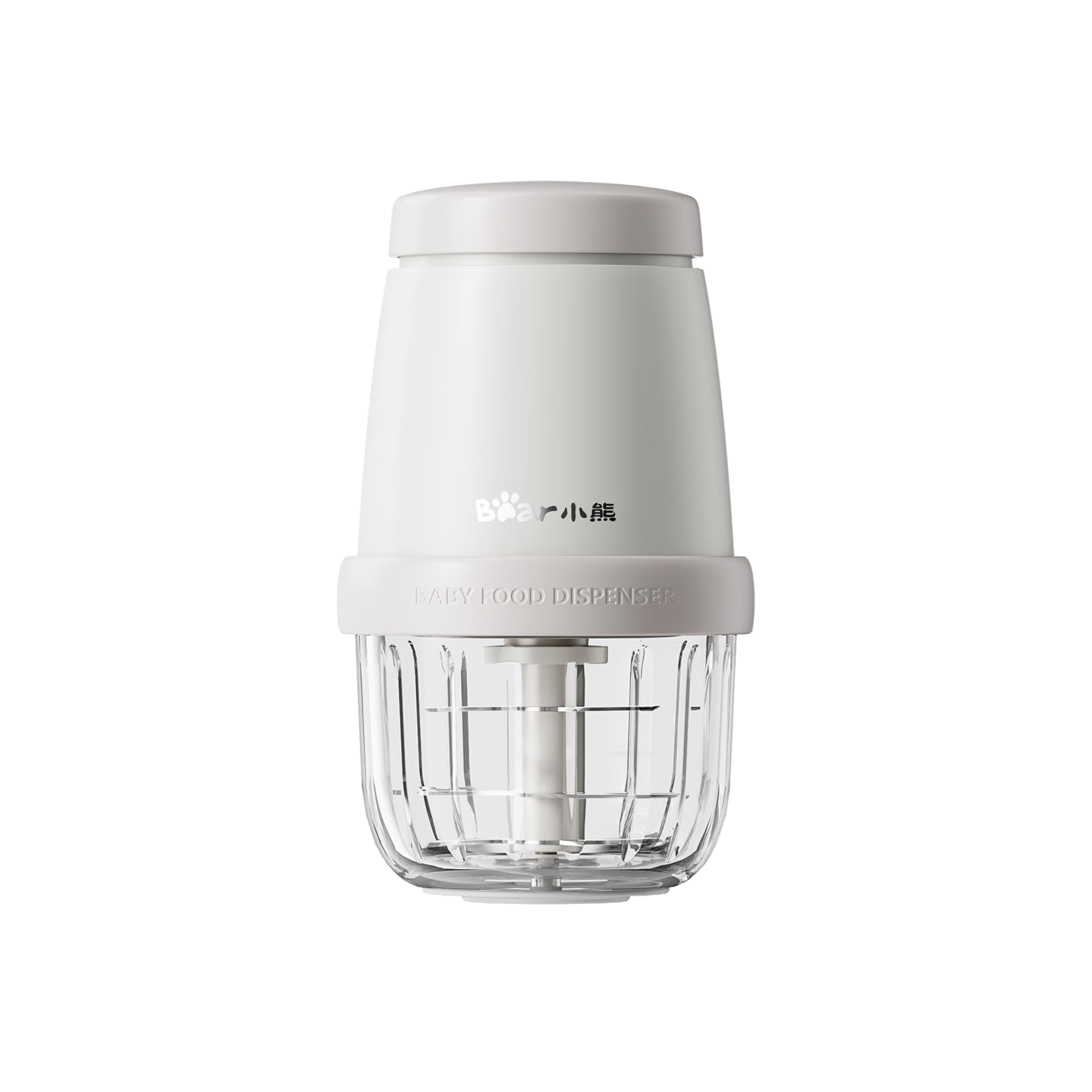 Bear Baby Food Processor, Multifunctional Garlic Masher And Meat Grinder, 316 Stainless Steel Blade, 8 Blades, Single Cup Design with One Blade