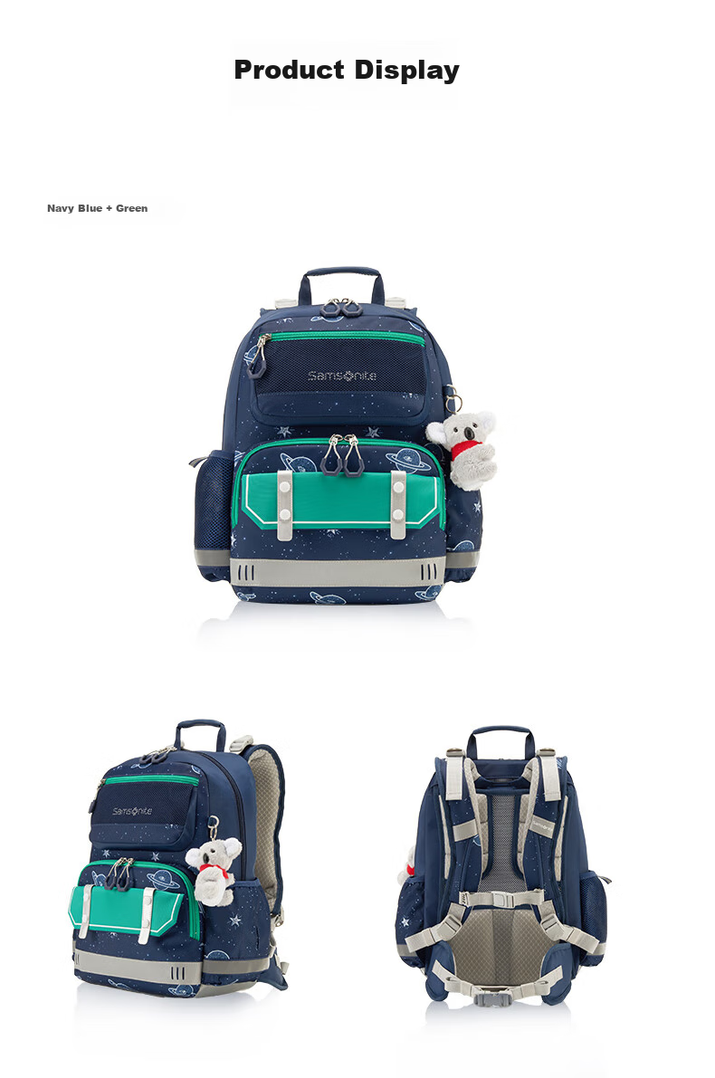 Xinxiuli Student Backpack for Grades 1-5, Children's High-End Antibacterial Lightweight Backpack, Boys' Large Capacity Stylish Schoolbag TU6 12