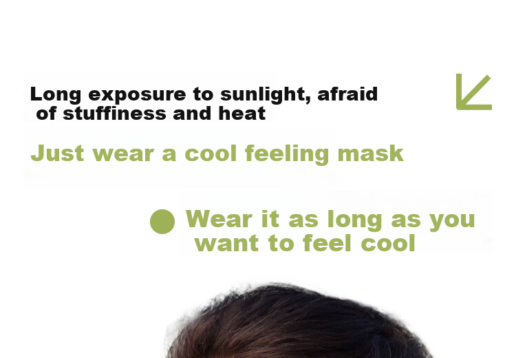 Beneunder Cooling Sun Protection Face Mask for Women, UV-Resistant Eye Guard Cycling Face Cover, High-Quality Face Mask in Cherry Blossom Pink 3