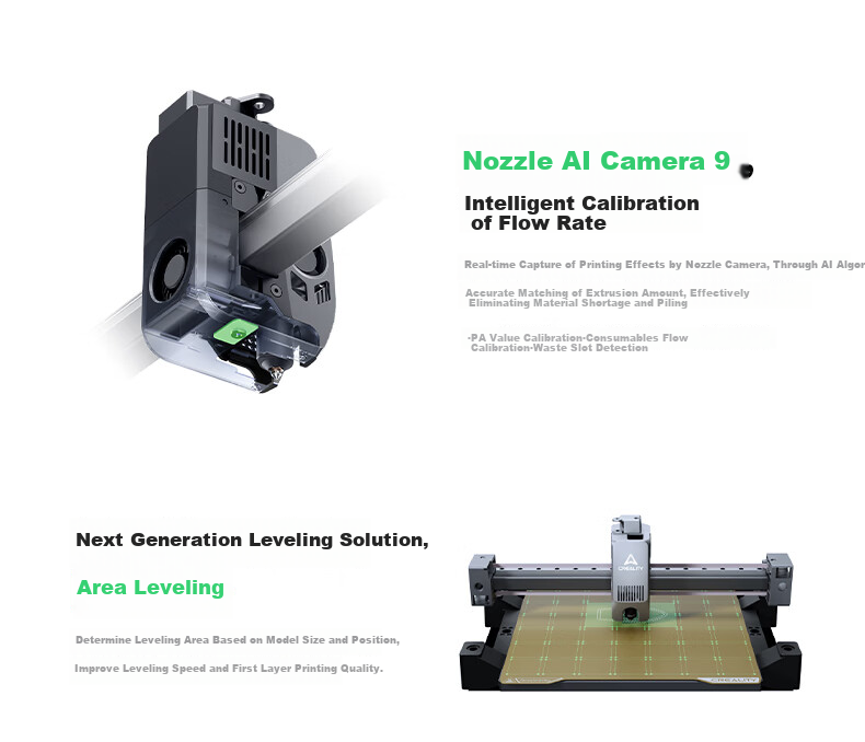 Creality K2 3D Printer Desktop Home FDM Fully Automatic Leveling Large Size High-Speed 3D Printing Machine 33