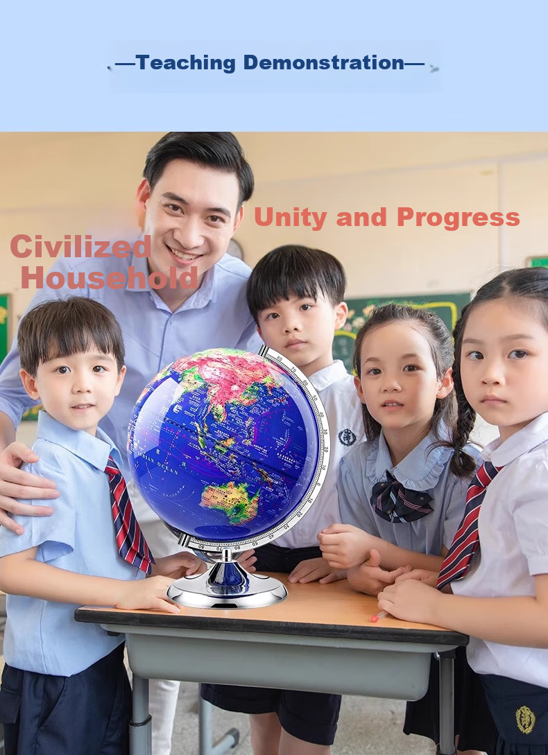 Mengduofu Intelligent AR Globe, 3D Stereoscopic Toy for Students And Boys in Middle School, Birthday Gift for Children And Students, 6 8