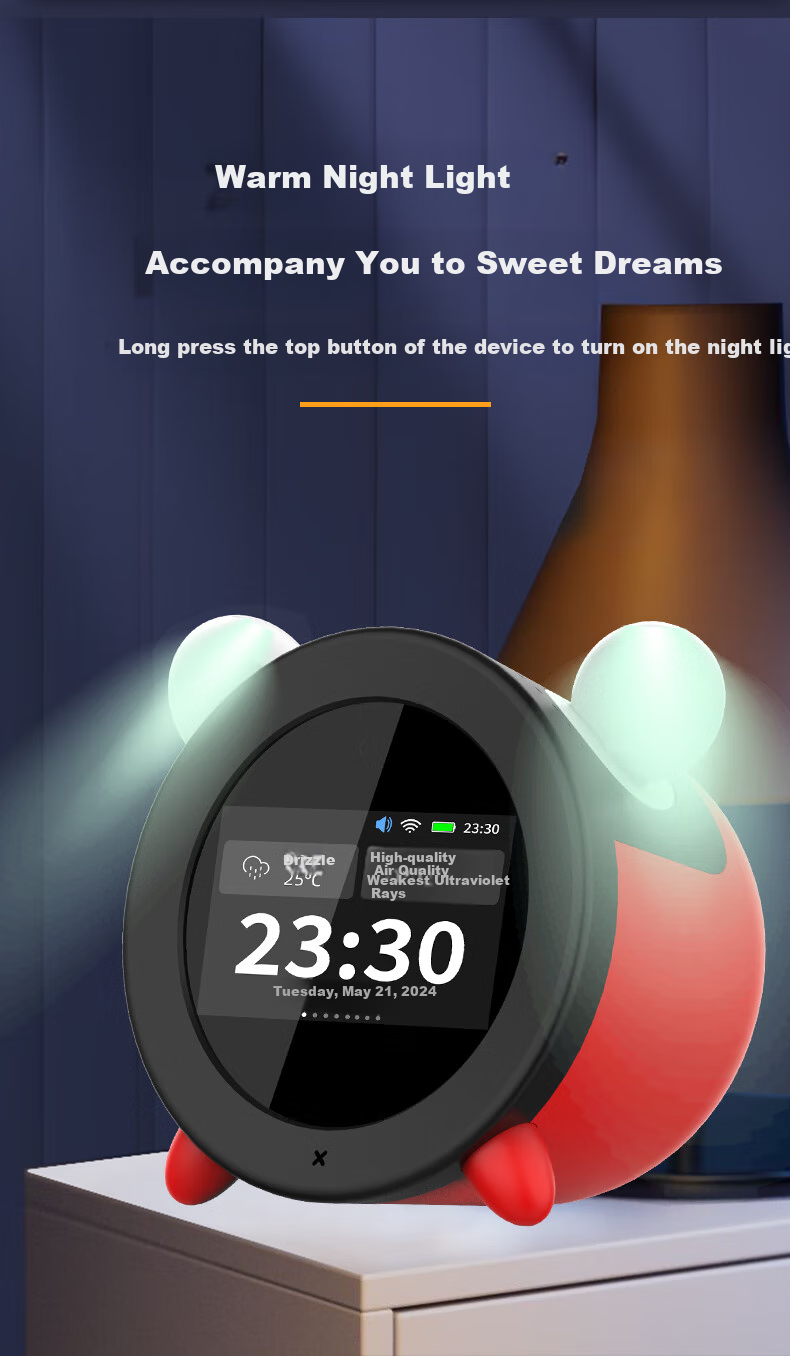 Beianxing AI Smart Alarm Clock 2026 Model, Student-Specific Wake-Up Device, Intelligent Robot, Keda Xunfei Star Fire AI Large Model, Voice Interaction, Customizable Awakening 7