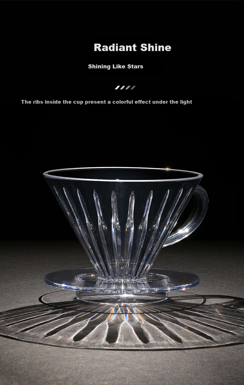 CLITON Pour-Over Coffee Dripper, Drip Coffee Maker with Filter for Home Use, Coffee Brewing Device for 1-2 Servings 9