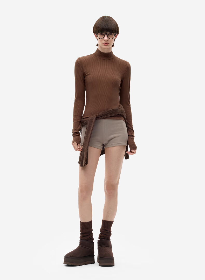 Bananain [Celebrity Style] Hot Skin 501 + Women's Base Layer Thermal Underwear, Autumn Undershirt, New Top 22