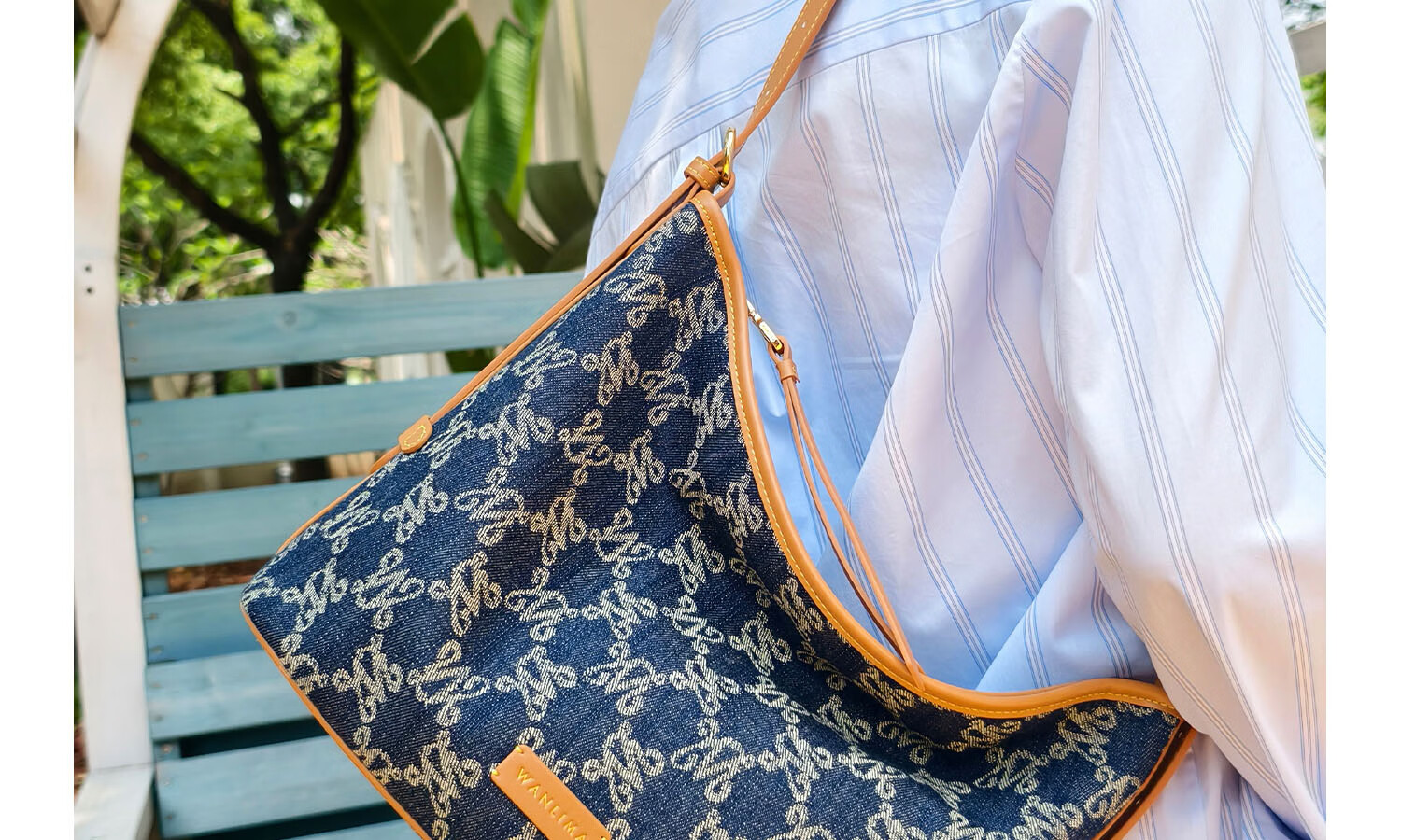 Wanlima New HOBO Bag, Denim Tote Bag, Versatile Commuter Shoulder Crossbody Bag for Women, Birthday Gift for Girlfriend 6