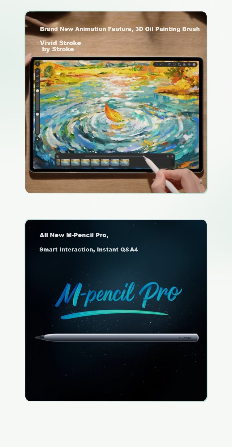 HUAWEI MatePad Pro 12.2-Inch 2025 HUAWEI Tablet, 2.8K Dual-Layer OLED Screen, WIFI, 12GB+256GB, Ink Black 4