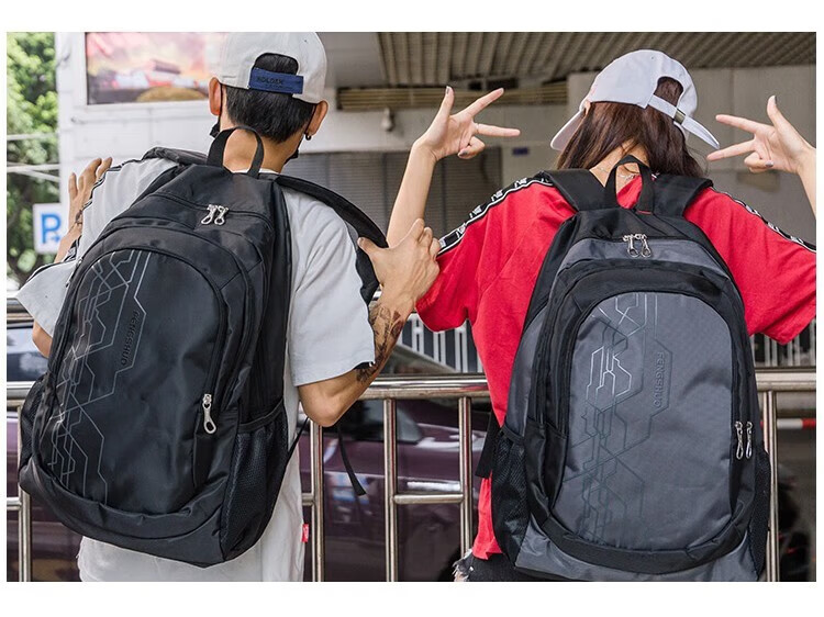 Huili Backpack for Men, Students' Schoolbag for Middle School And High School, Large Capacity Travel Bag for College Students, Casual Laptop Bag for Wome 1
