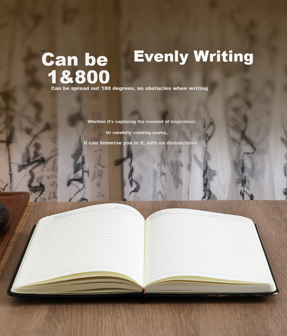 Jiaranheng National Trend Forbidden City Cultural And Creative Gold-Stamped Shengxian's Notes Drunkard's Dream Pavilion Notebook Journal Record Book Office Stationery Gift for Teachers And Students, Birthday Present, Blue 9