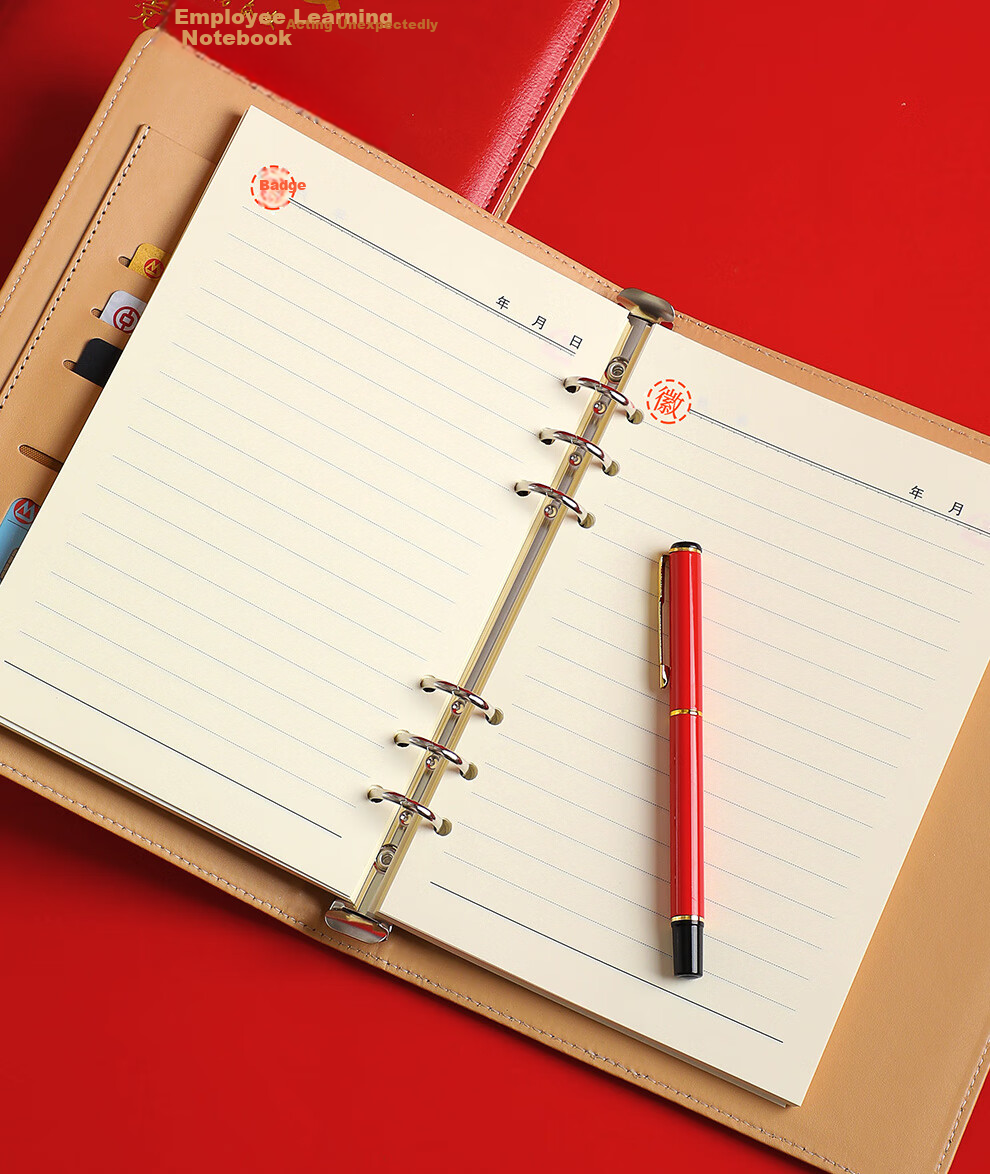 Jiaranheng Loose-Leaf Party Member Study Notebook Gift Box Set, Party Committee Record Book, Party Member Political Birthday Souvenir, July 1st Founding of The Communist Party And August 1st Founding of The People's Liberation Army Day Gift, Party Building Award 6