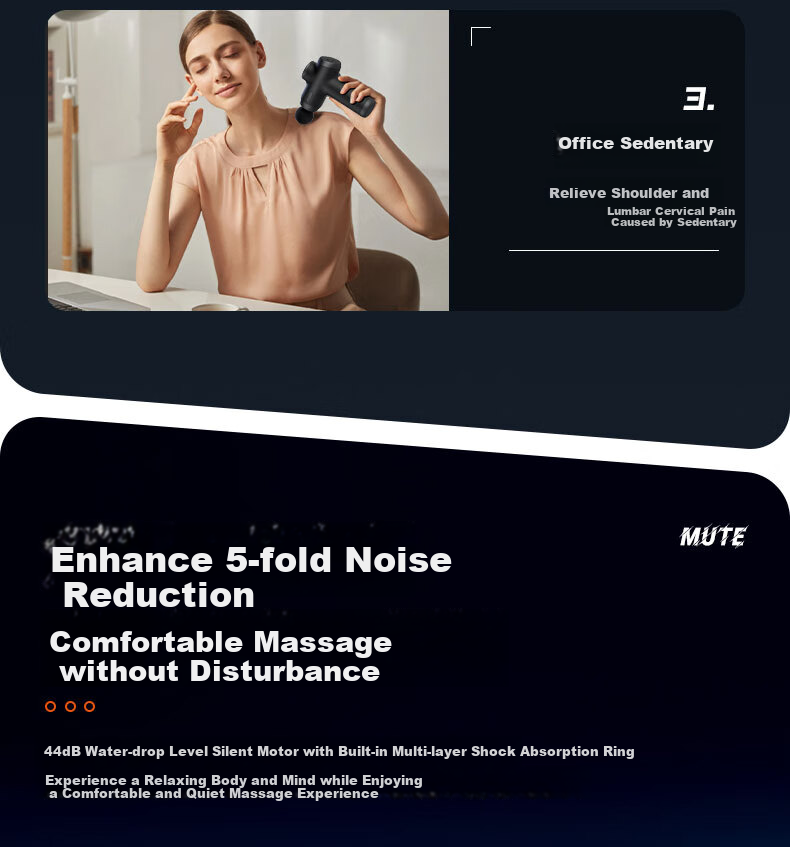 Li-Ning Mini Massage Gun Professional Muscle Massager for Home Fitness, Portable Sports Neck Massage Gu 12