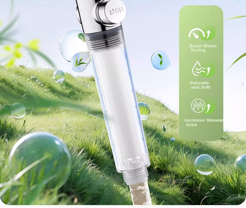 X-GRKE [Germany] Pressurized Filter Shower Head Filter for Home Use, Handheld Shower Head, Removes Residual Chlorine, Skin-Friendly 19