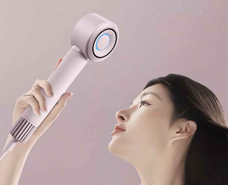 FLYCO High-Speed Hair Dryer Portable Negative Ion Hair Care Blow Dryer for Home Dormitory Fast Drying Gift for Girls Galaxy Star Ring FH6371 Color Random 2