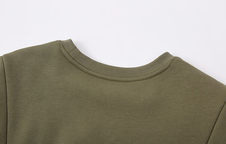 Demana Women's Spring Simple Style Cloud Texture Cotton 3D Adjustable Elastic Sweatshirt Top 9