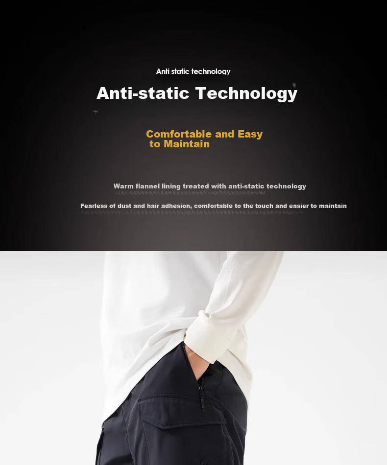 CAMEL [Wang Junkai's Choice] Men's Wide Straight-Leg Fleece-Lined Outdoor Functional Workwear Casual Pants 8803 8