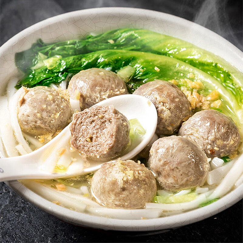 四海鱼蛋正宗港式手打牛肉丸一斤装500g火锅食材丸子生鲜烧烤露营