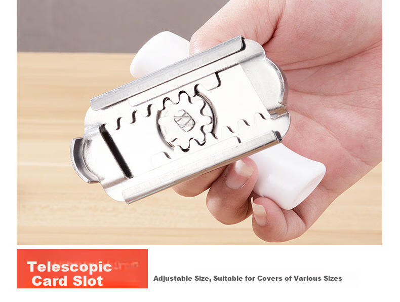 YIJUKE All-Steel Can Opener, Multi-Functional Lid Opener, Labor-Saving Cap Opener, Beer Bottle Opener, Screwdriver 6