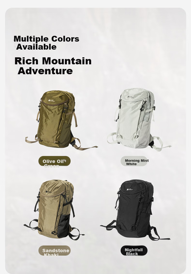 MOBIGARDEN Wind Shadow Hiking Backpack, Outdoor Camping Trekking Large Capacity Rucksack, NX24664006, Olive Gree 9