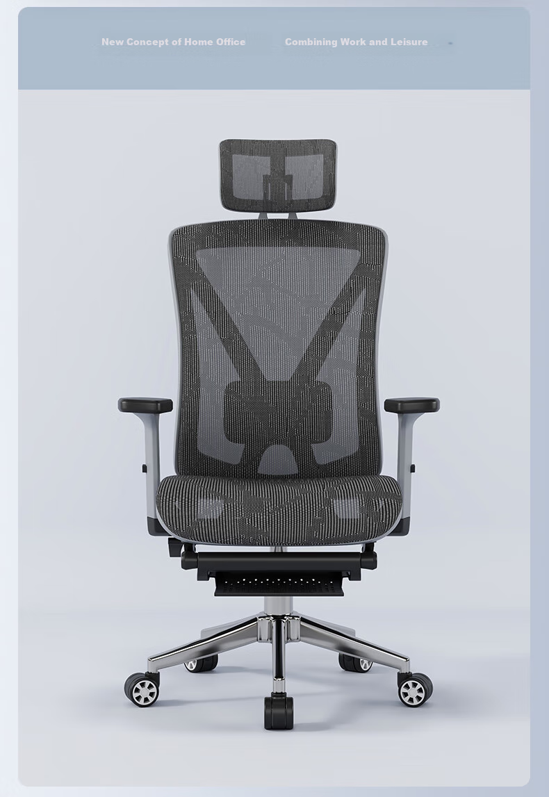 BECAUSES Ergonomic Chair, Multifunctional Comfortable Office Chair for Long Sitting, Reclining Nap Computer Chair, Gaming Chair, 0815T Black 20