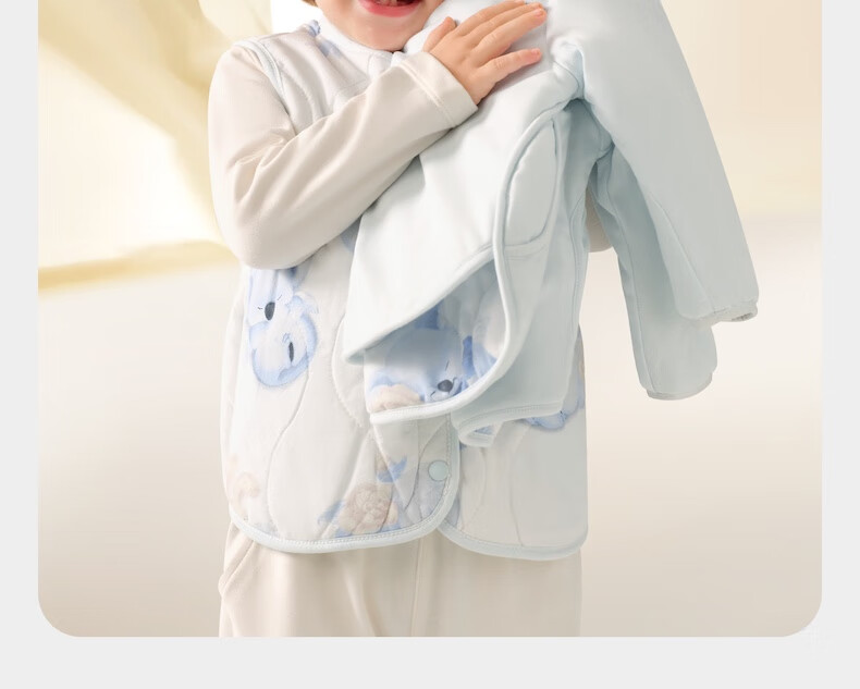 Babycare padded children's jacket baby cotton wool coat autumn winter warm cream rabbit 120 7