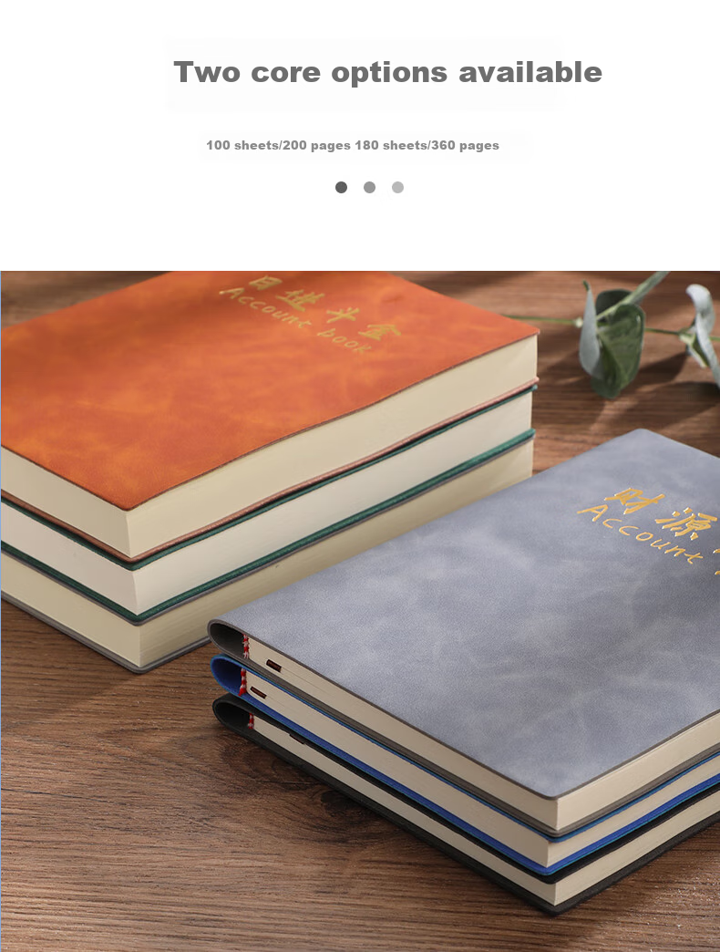Jinyi 2026 New Daily Journal Notebook, Thick Cash Account Book with Detailed Records, Income And Expense Report, Business Revenue Ledger, A5 Accounting Book - Red (180 Pages) 4