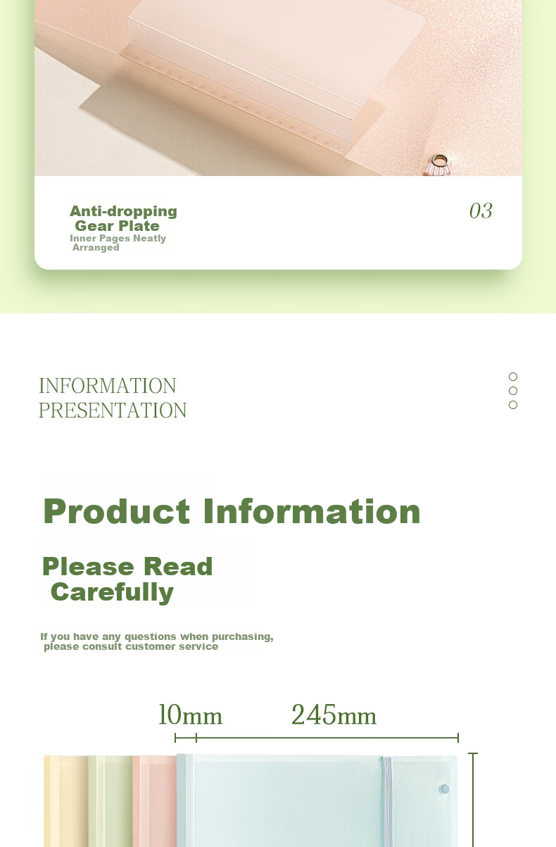 Deli A3/40-Page Document Folder, Jelly Clear Sky Series Fashion Student Exam Paper Document Award Subject File Organizer, Elementary to High School Random Color PQ314-40 15