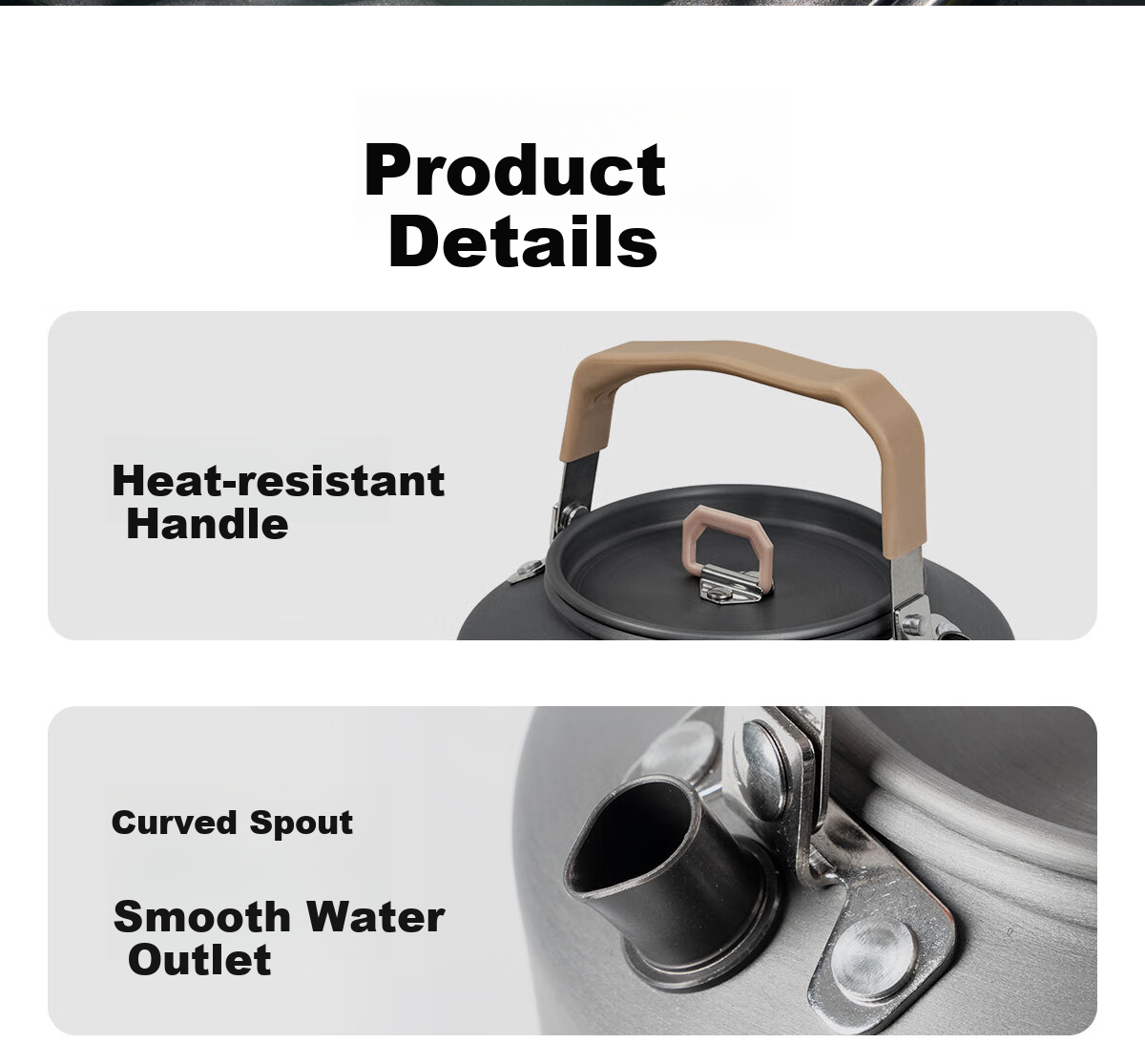 FIRE-MAPLE T4 Teapot Special Edition Single Pot for Outdoor Camping, Wood-Fired Tea Brewing Pot, Coffee Brewing Equipment (1.3L) 11