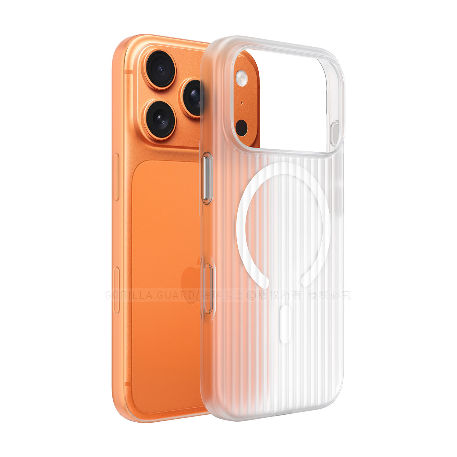 Чехол для телефона Xingqiuweishi Premium Anti-Fingerprint, совместимый с Apple iPhone 17 Pro, магнитный, ультратонкий, с защитой от падений, белый
