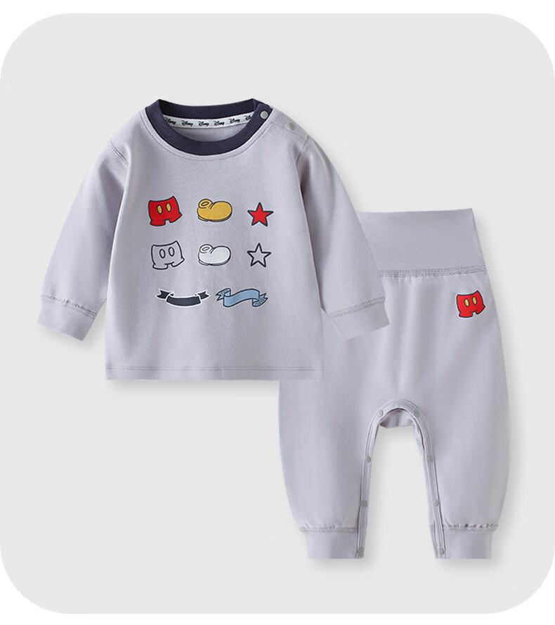 Disney Kids Pajamas Baby Cotton Autumn Clothes Boys Girls Homewear Set Infant Clothing Spring Autumn 100 3