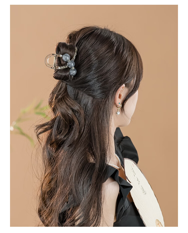 CHIMERA Premium Hair Claw Clip for Thin Hair, Half-Up Back Hair Claw, Shark Clip Hair Accessory for Women, Birthday Gift 4