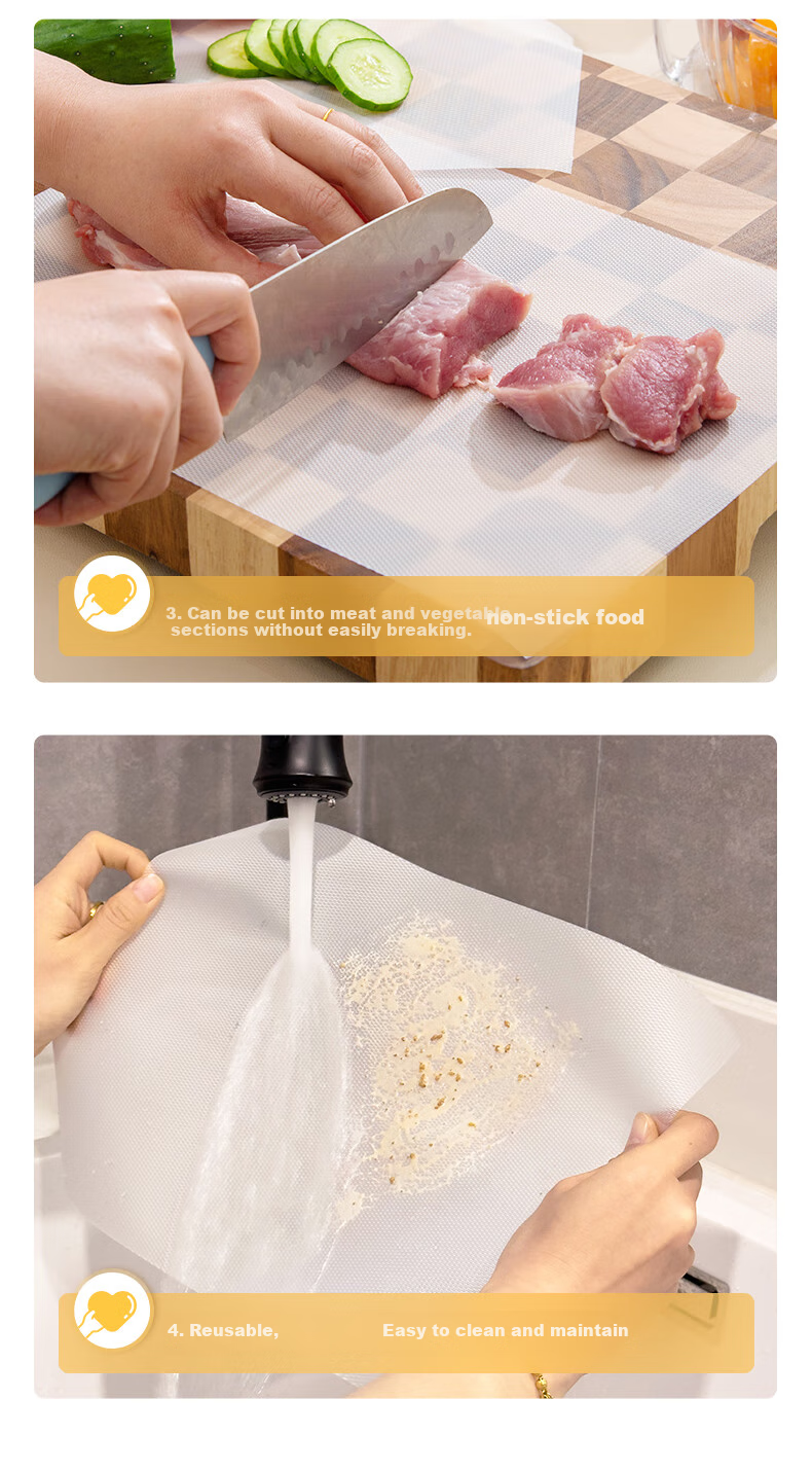 Easy Your Home Weekly Chopping Board Set, Antibacterial Plastic Cutting Boards for Raw And Cooked Food, 20-Piece Combination Pack 3