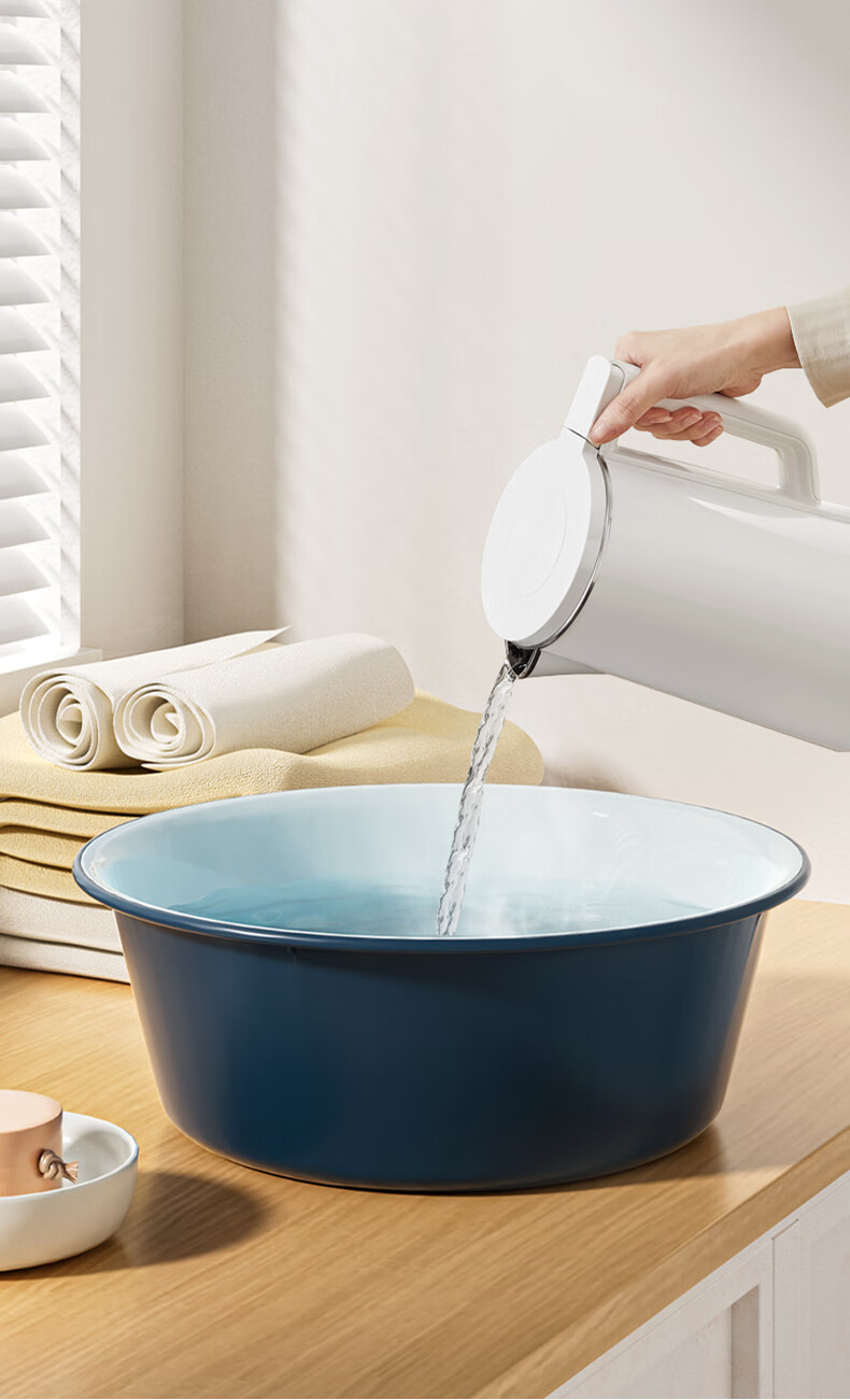 Mayflower Wall-Mounted Wash Basin 36cm Single Thickened Plastic Laundry Basin Foot Soak Basin Vegetable Washing Basin Student Eco-Friendly Transparent 15